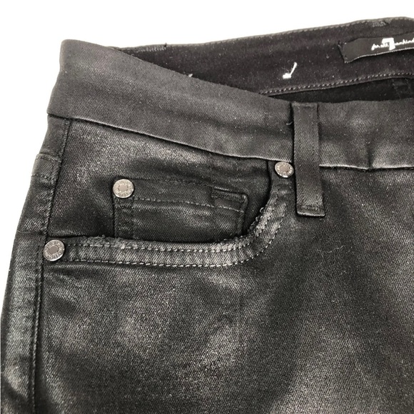 7 For All Mankind Women’s Stretch Skinny Jeans Sz 26 - Picture 4 of 8